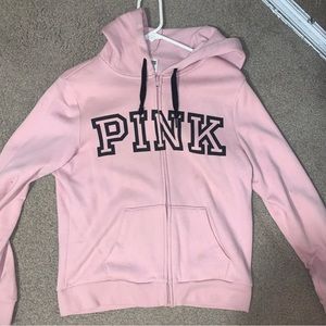 Pink PINK zip up hoodie / jacket